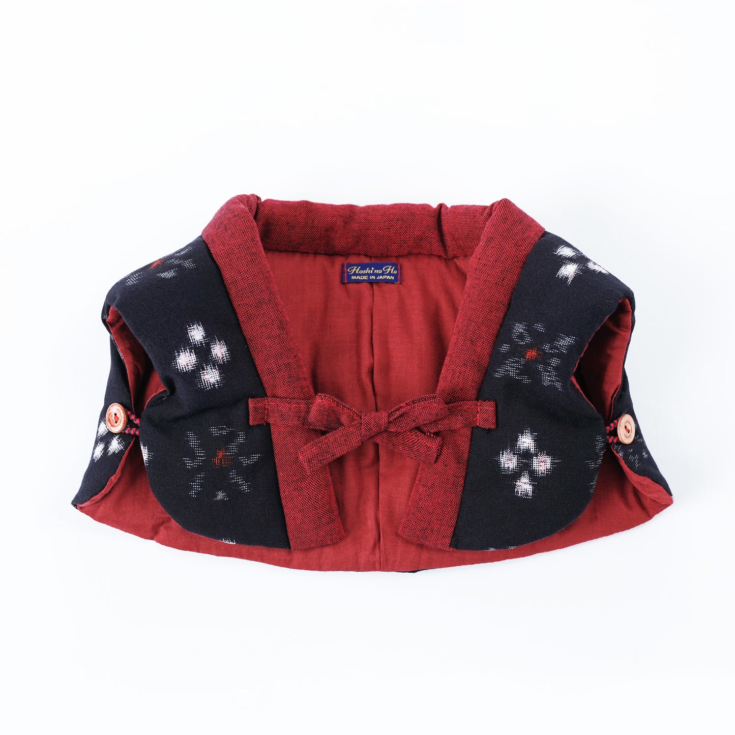 ちびソメ・ちびピン専用 久留米絣のちゃんちゃんこ(花柄)洋服単品