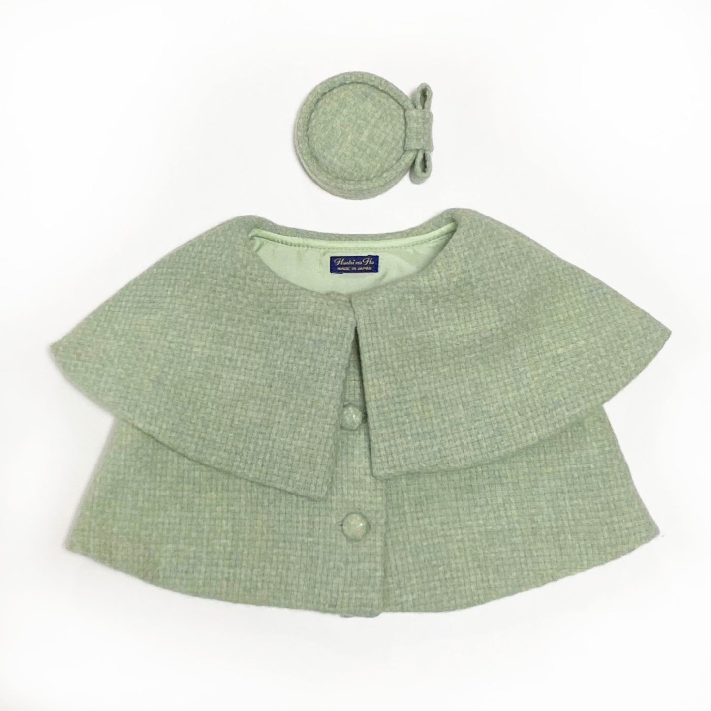 わさ美専用 トーク帽とケープコート(洋服単品)