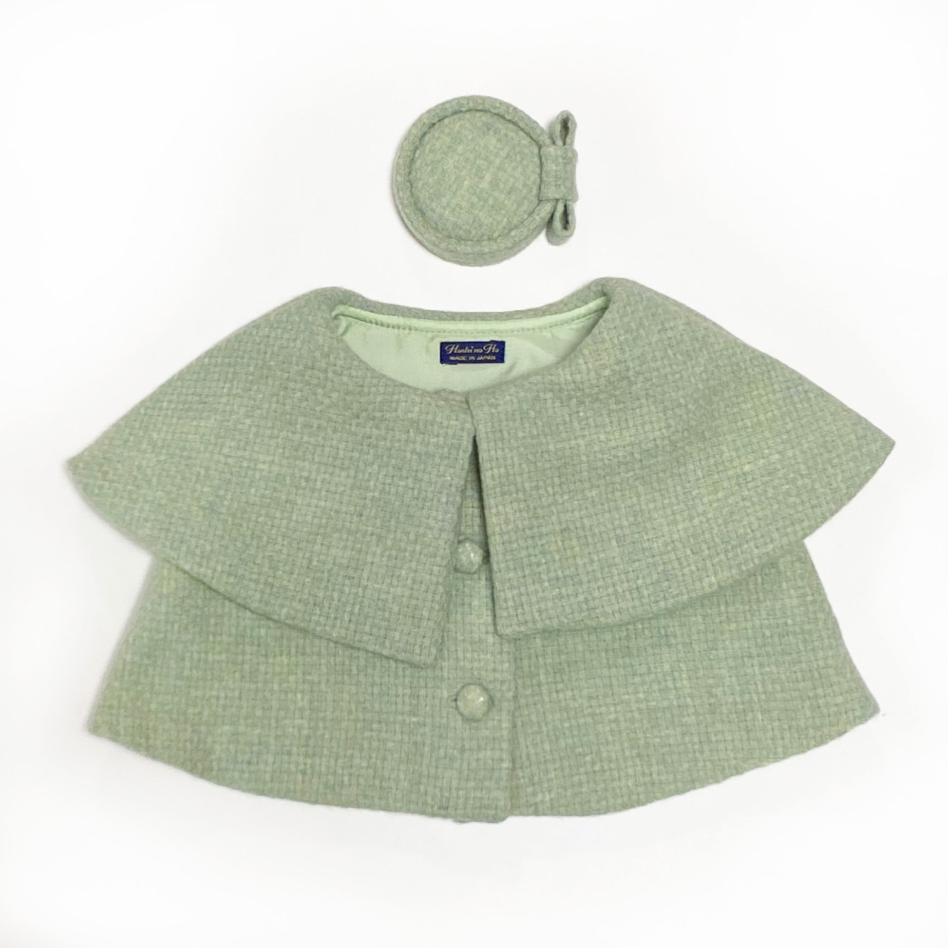 わさ美専用 トーク帽とケープコート(洋服単品)