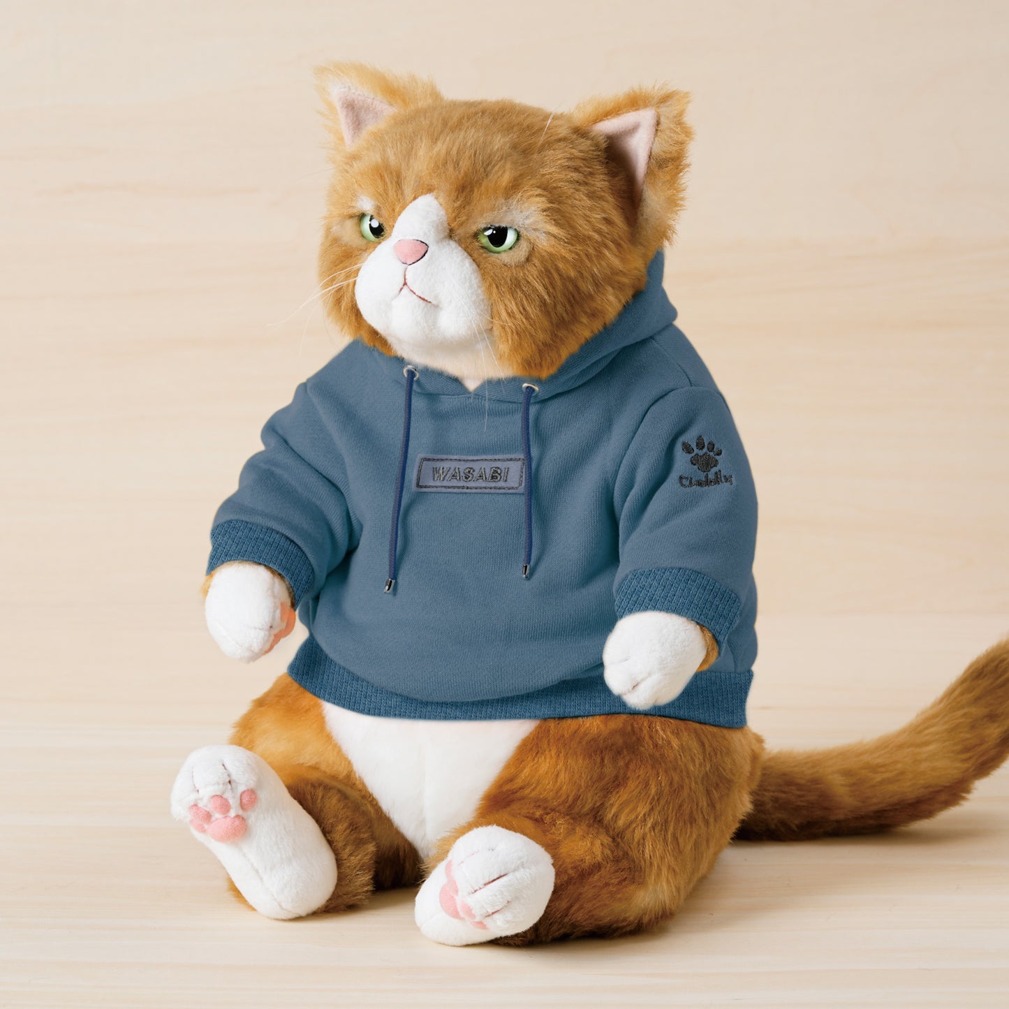 わさ美専用 名入ワッペン付きパーカー(ブルー)
