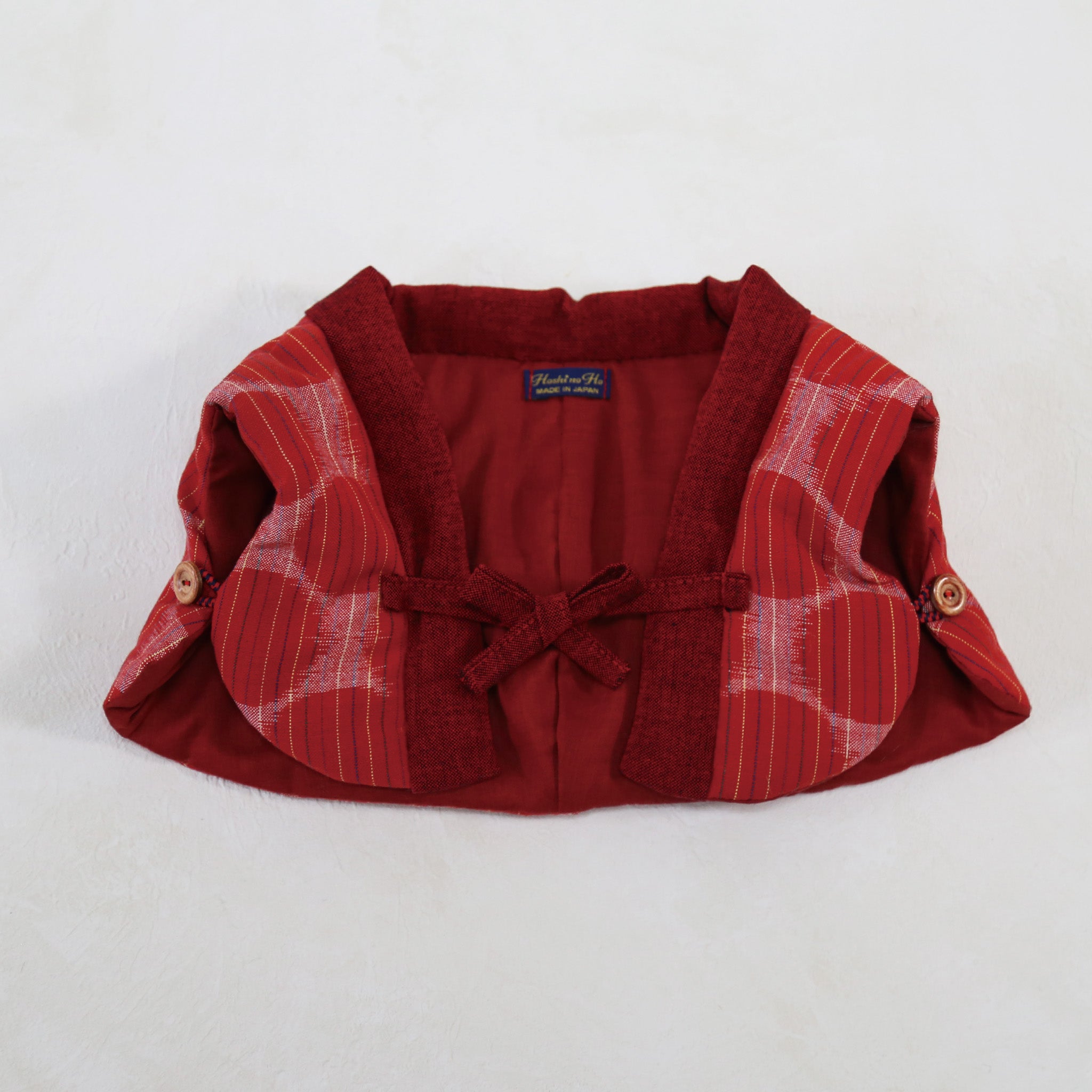 ちびソメ・ちびピン専用 久留米絣のちゃんちゃんこ（まる）洋服単品