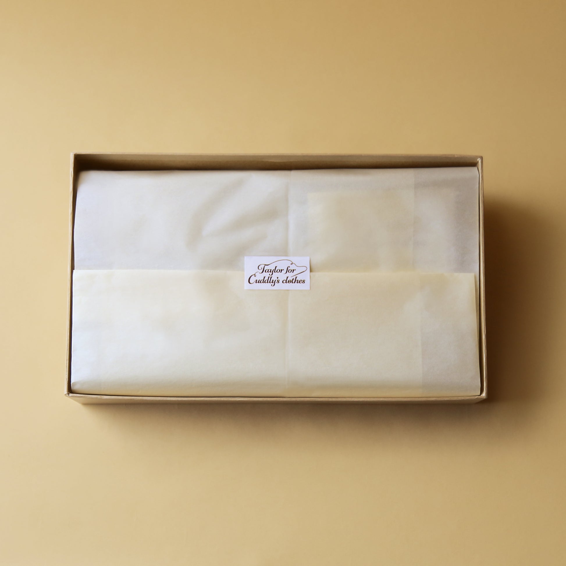 ムッシュ専用のジャケット・帽子 梱包