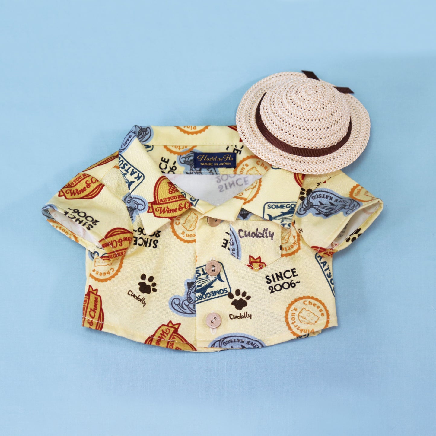 Chibi Pin Aloha 衬衫黄色磨损类型