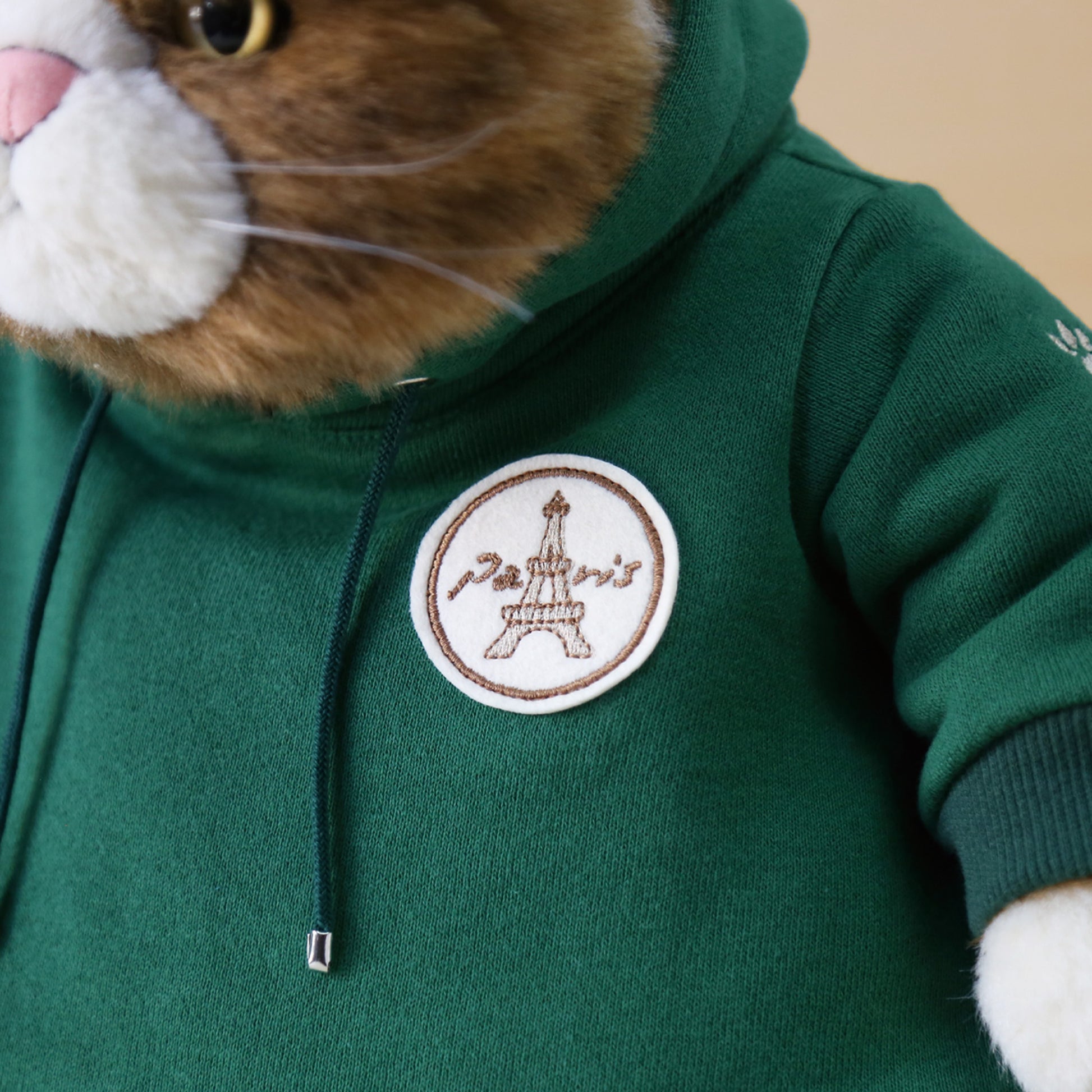 ムッシュ専用パーカー　胸元ワッペン