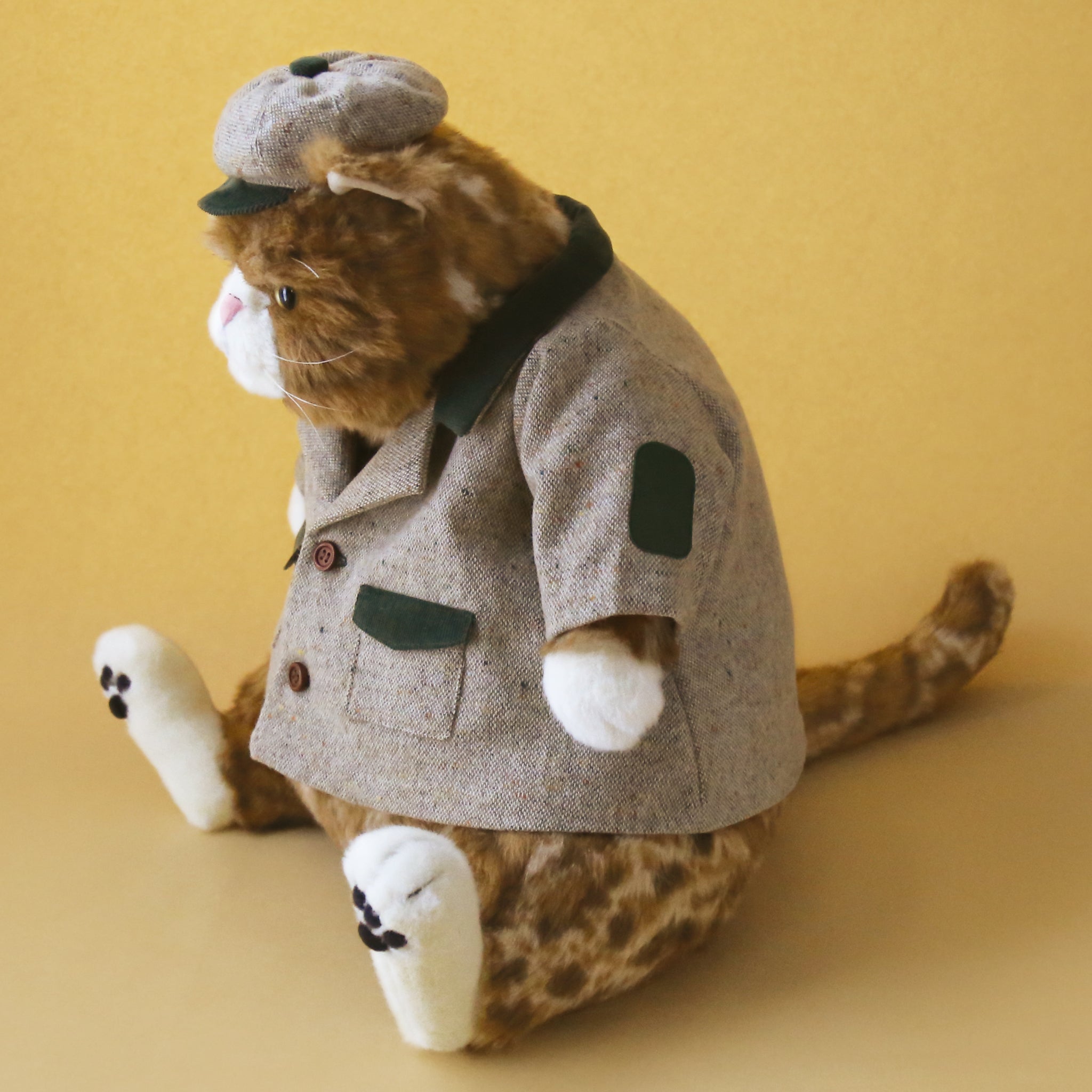 ムッシュ専用のジャケット・帽子 猫のぬいぐるみ 専用お洋服 – Cuddly
